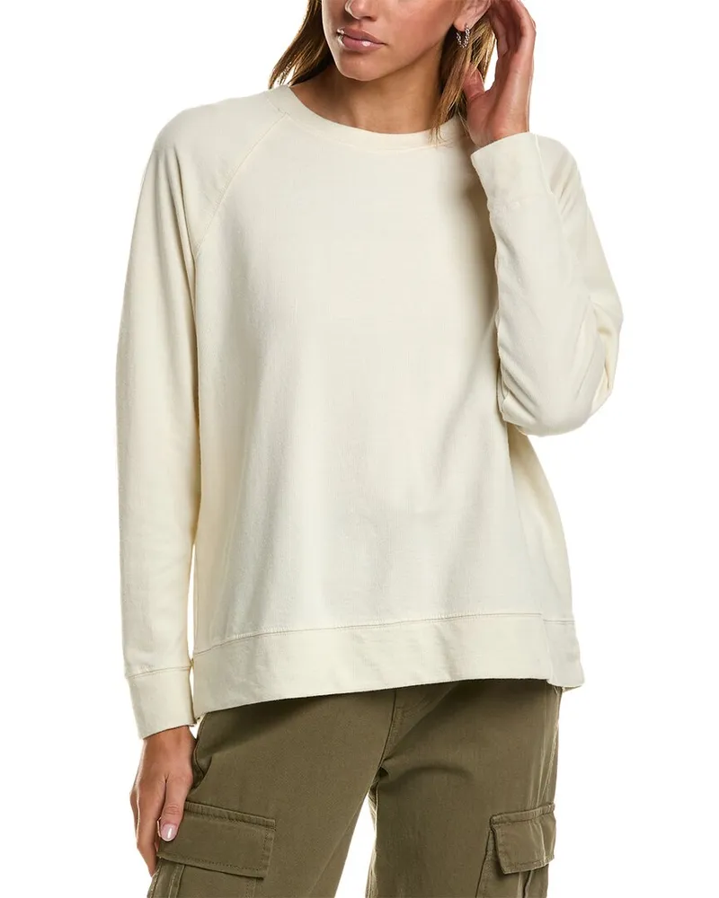 James Perse French Terry Relaxed Sweatshirt Nocolor