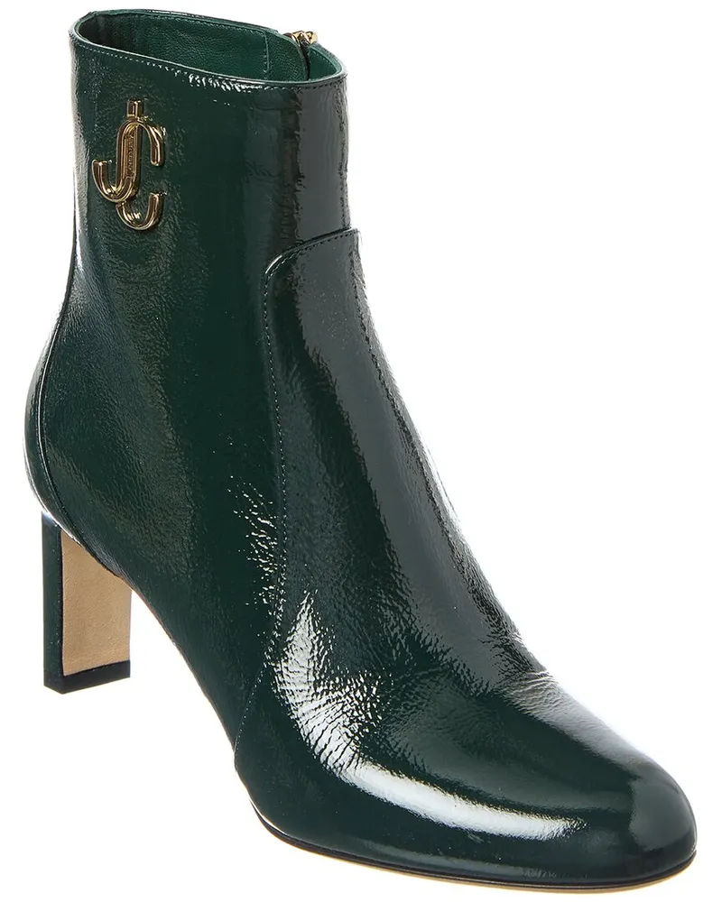 Jimmy Choo JC 65 Leather Bootie Green