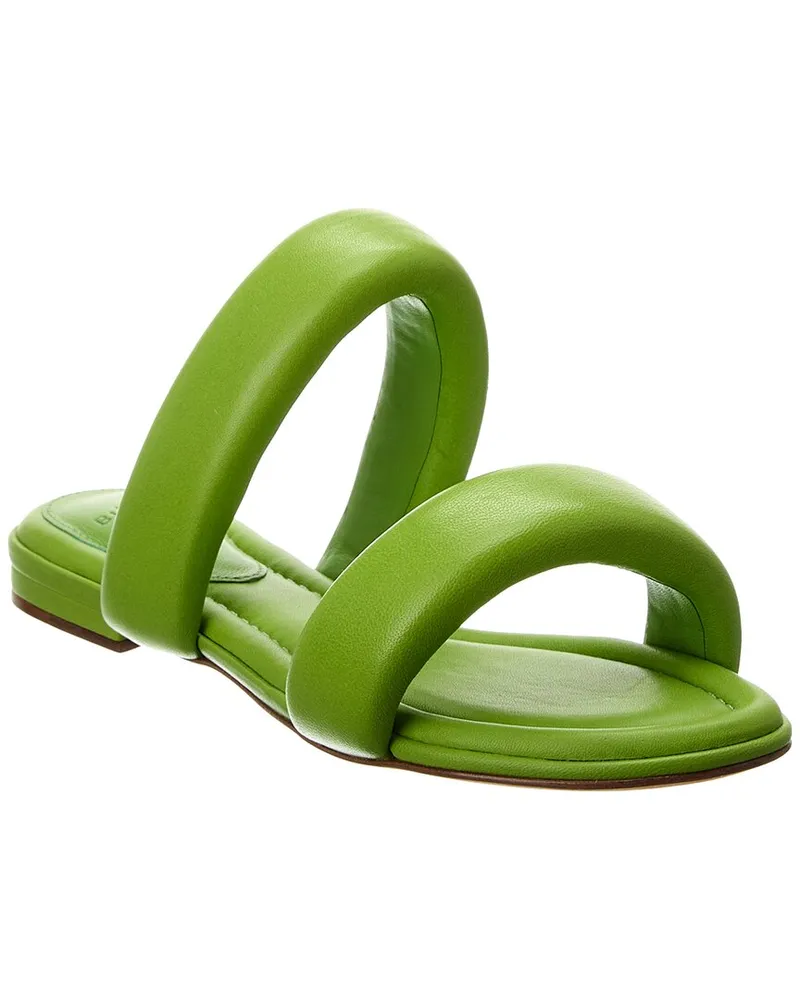 Alexandre Birman Lilla Leather Sandal Green
