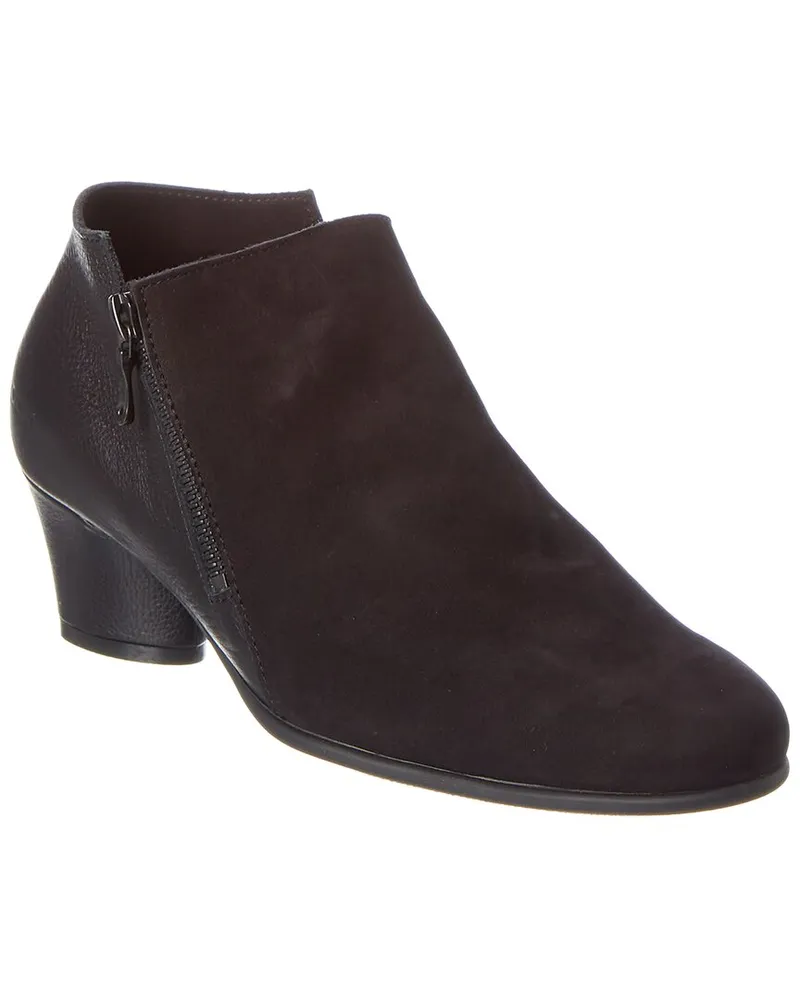 Arche Mushka Leather Bootie Black