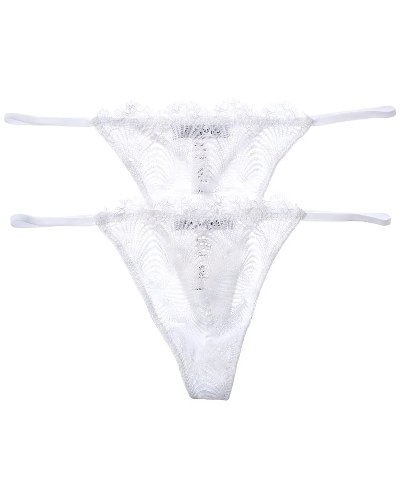 Cosabella 2pk Allure G-String White