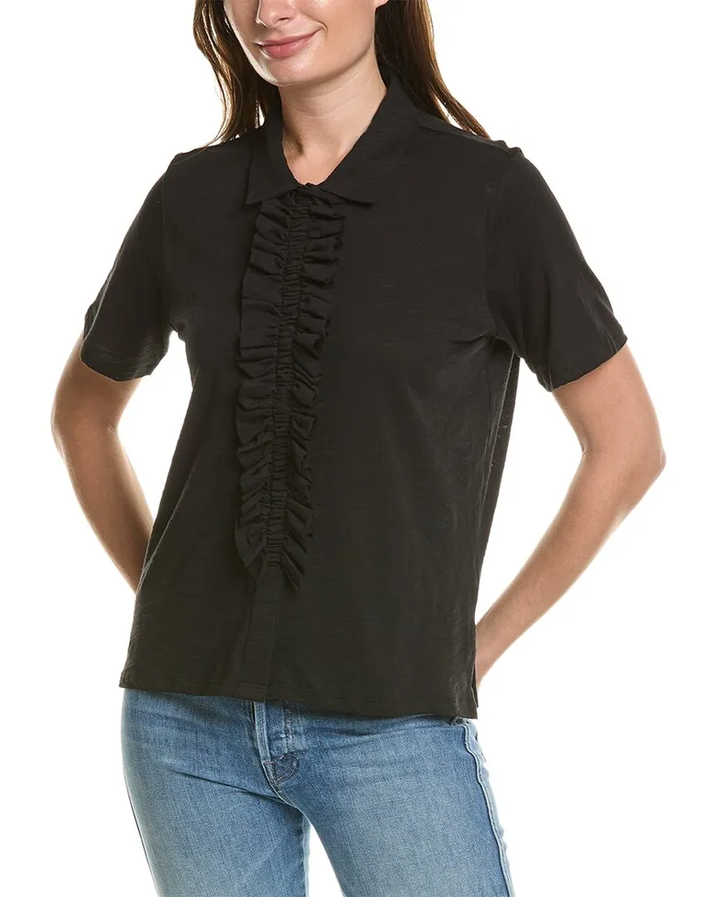 Goldie Tuxedo Bowler Shirt Black