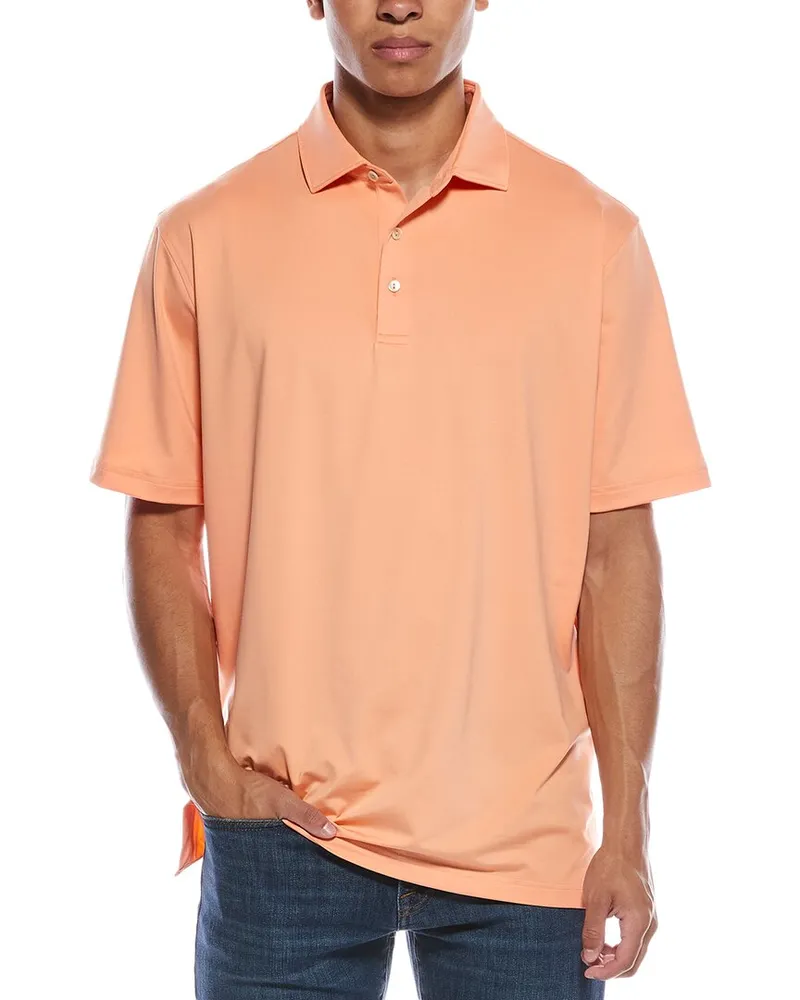Peter Millar The Players Polo Shirt Orange