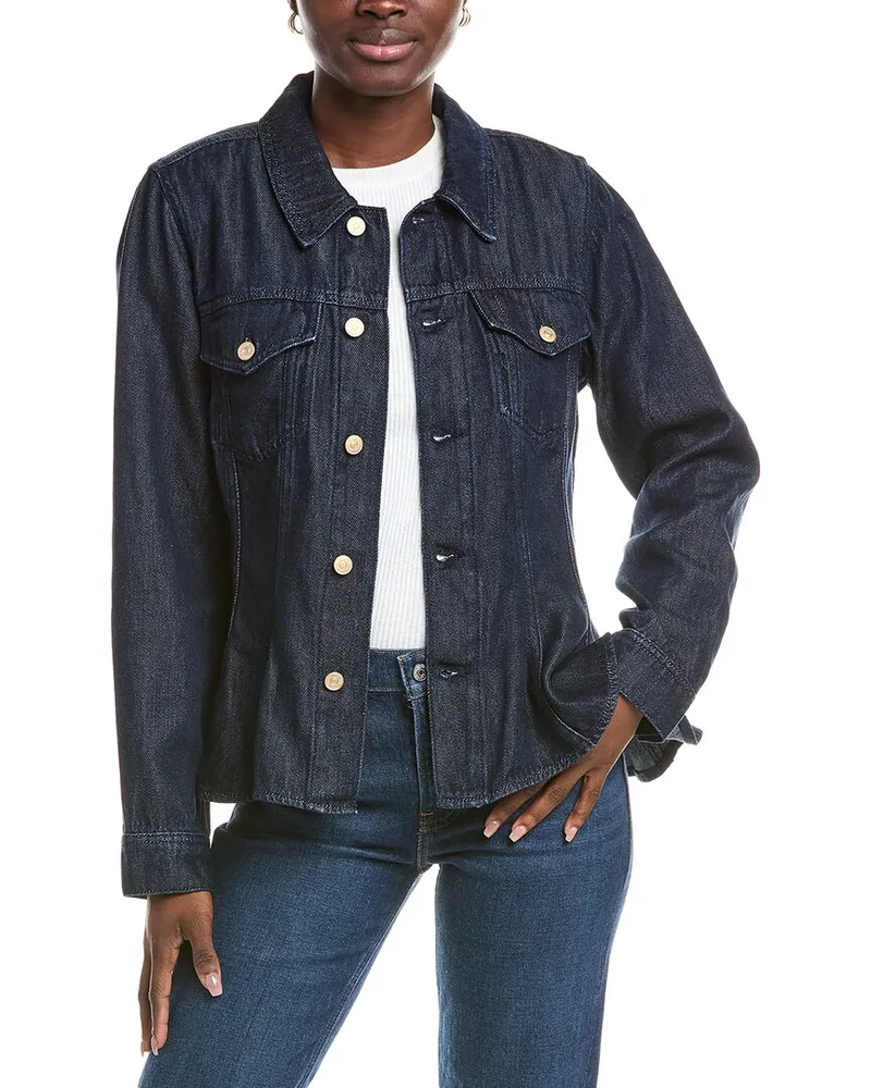 7 for all mankind Flounce Trucker Jacket Nocolor