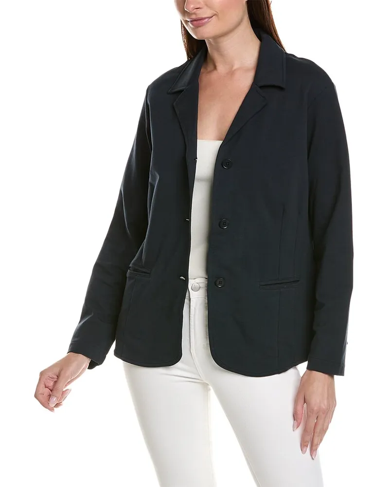 Alpha Studio Ponte Blazer Blue