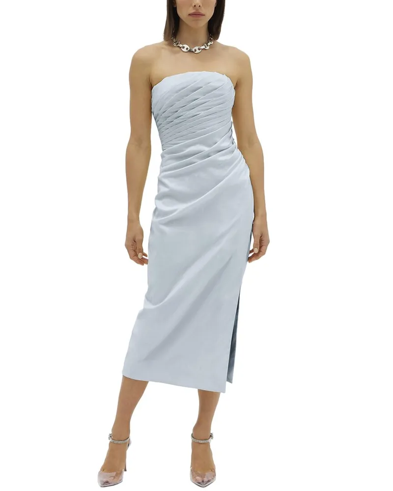 Rachel Gilbert Mira Midi Dress Blue