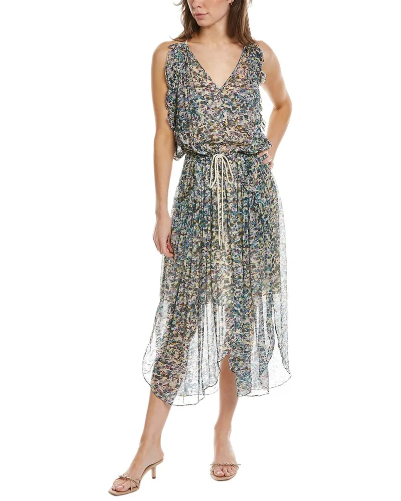 Isabel Marant Étoile Fadelo Maxi Dress Green