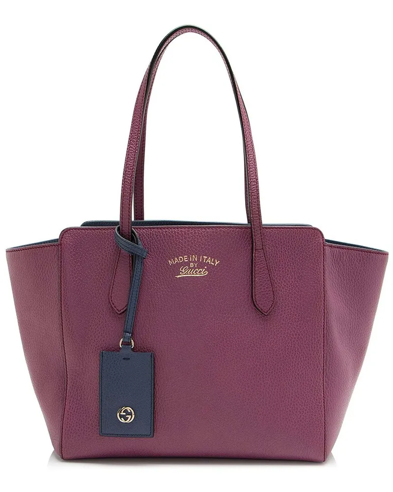 Gucci Pink Leather Swing Small Tote (Authentic Pre-Loved Nocolor