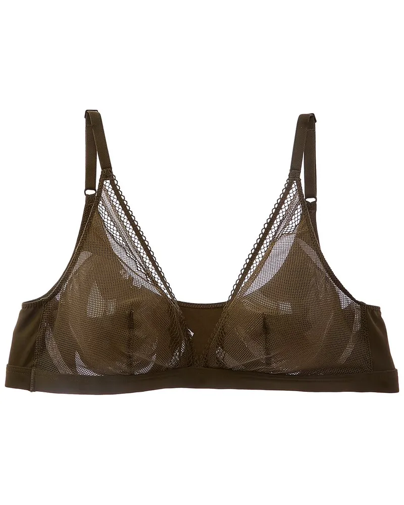 Simone Pérèle Simone Perele Olympe Triangle Bralette Green