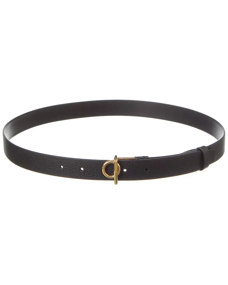 Burberry Rocking Horse Leather Belt Black
