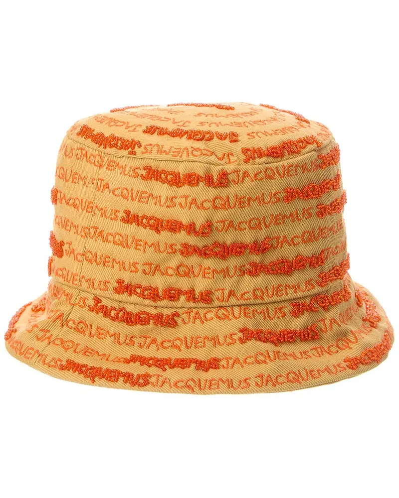 Jacquemus Le Bob Bordado Hat Beige