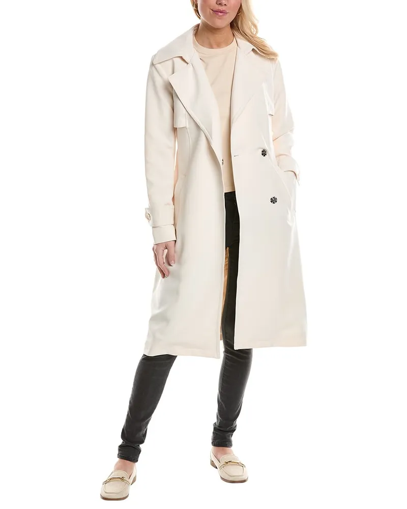 Sam Edelman Tie Waist Trench Coat Nocolor