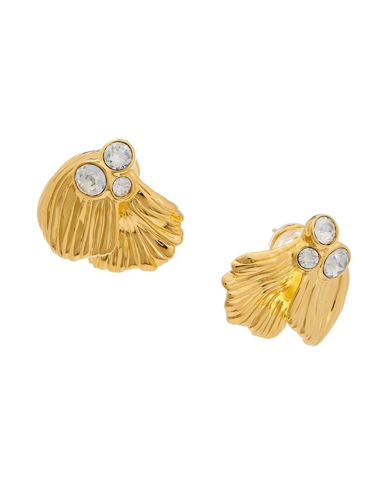 Chloé Flowers Earrings Gold