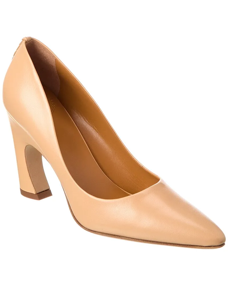 Chloé Oli Leather Pump Brown