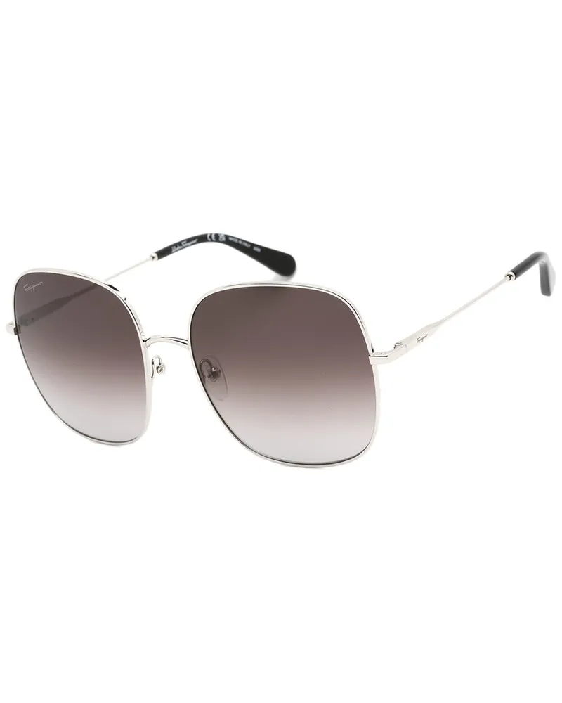 Ferragamo Women's SF300S 59mm Sunglasses Silver