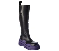The Tire High Leather Boot
