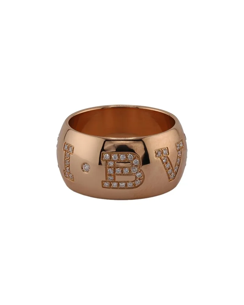 Bulgari 18K Rose Gold 0.70 ct. tw. Diamond Ring Nocolor