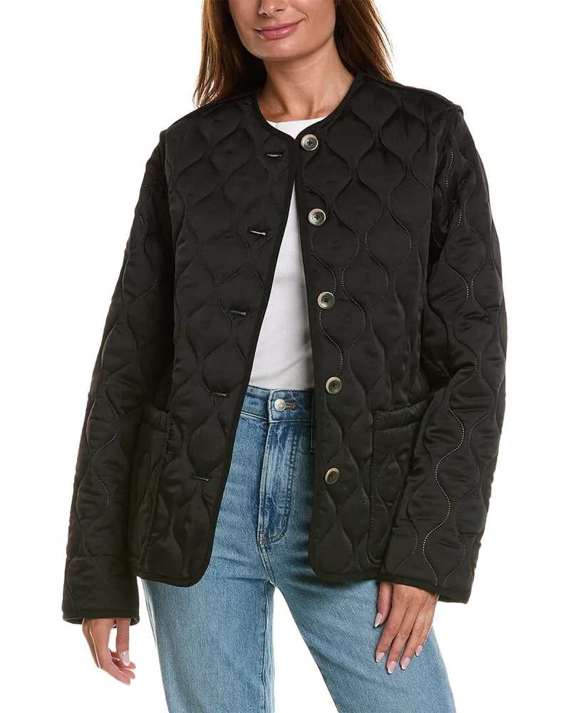 Diane von Furstenberg Domino Reversible Coat White