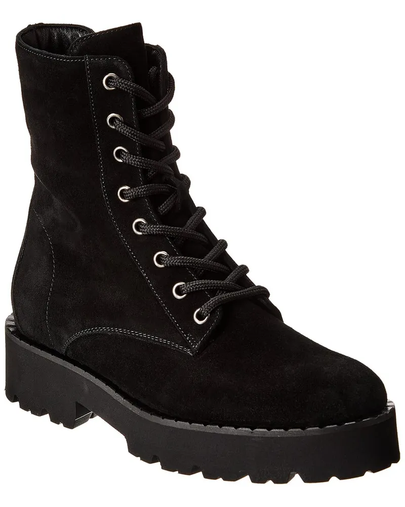 Aquatalia Savina Weatherproof Suede Boot Black