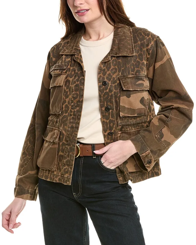 AllSaints Finch Leppo Mix Jacket Brown