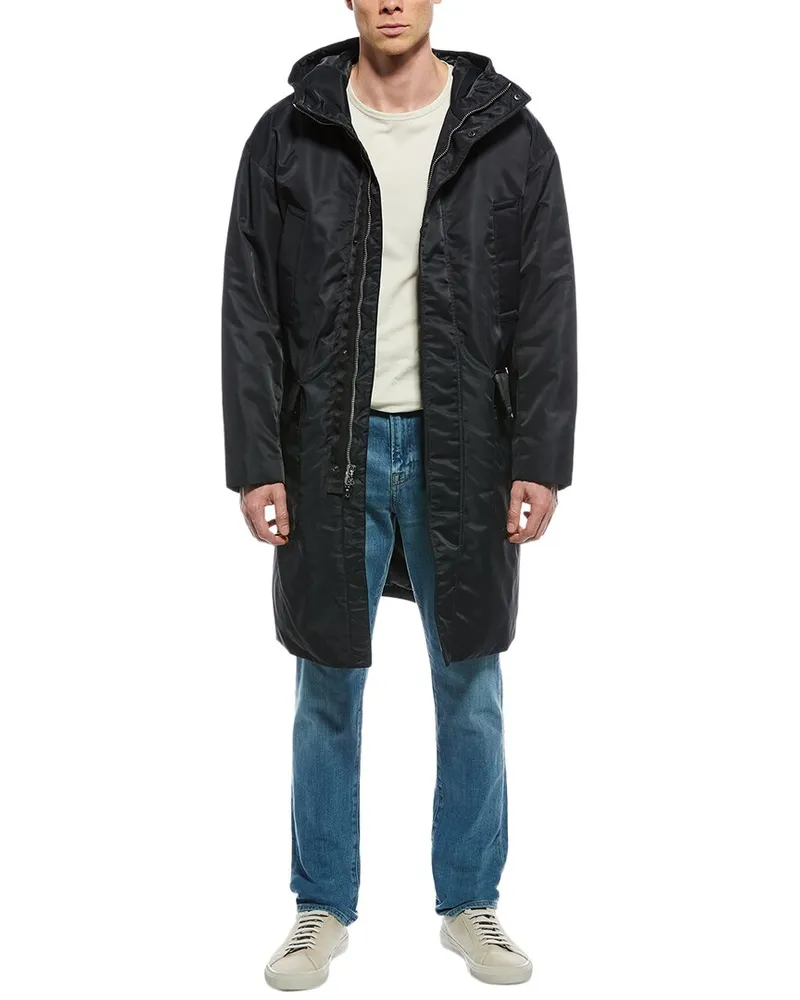 Rag & Bone Clint Duffle Coat Black