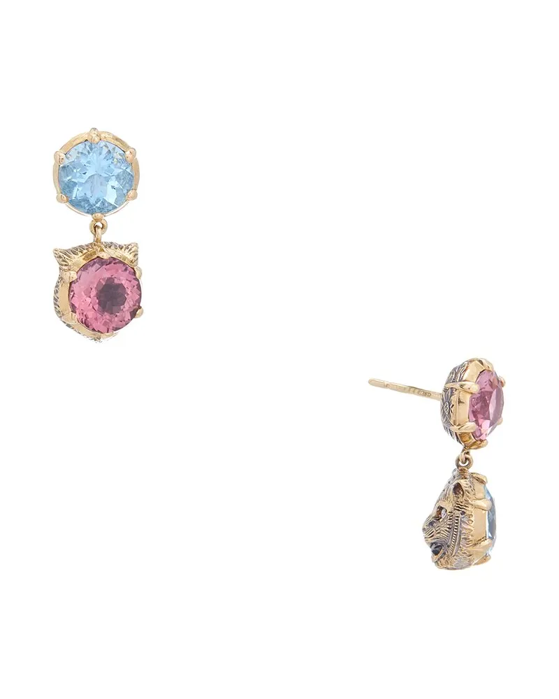 Gucci Le Marche des Merveilles 18K 8.43 ct. tw. Diamond &  Gemstone Earrings Nocolor