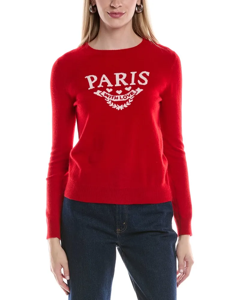 philosophy Paris With Love Cashmere Sweater Red