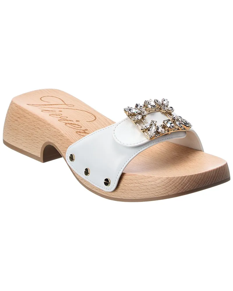 Roger Vivier Viv Leather Clog Nocolor