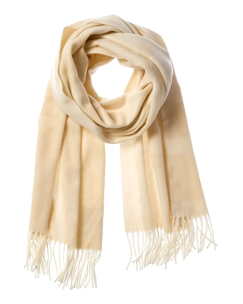 Totême Monogram Wool Scarf White