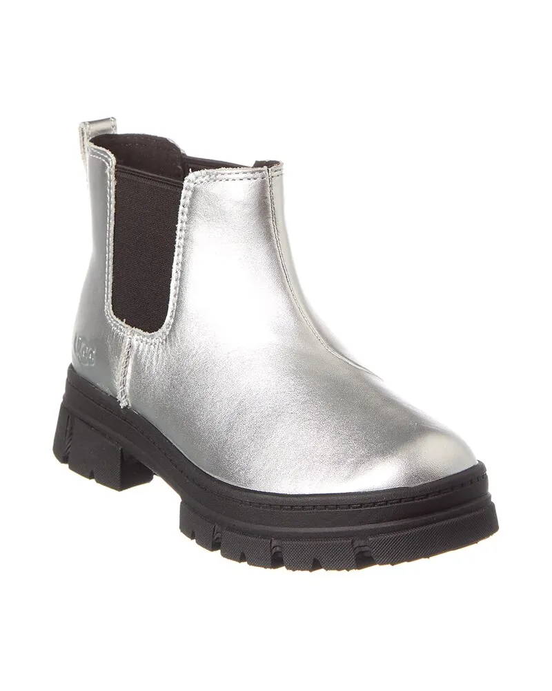 UGG Ashton Chelsea Leather Boot Silver