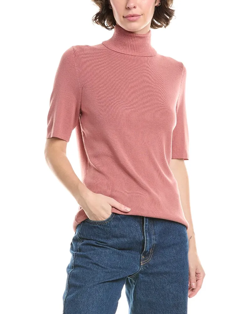 Anne Klein Turtleneck Sweater Pink