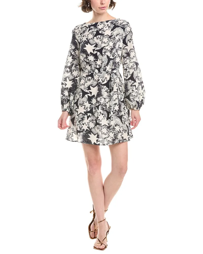 Max Mara Noli Silk Shift Dress Black