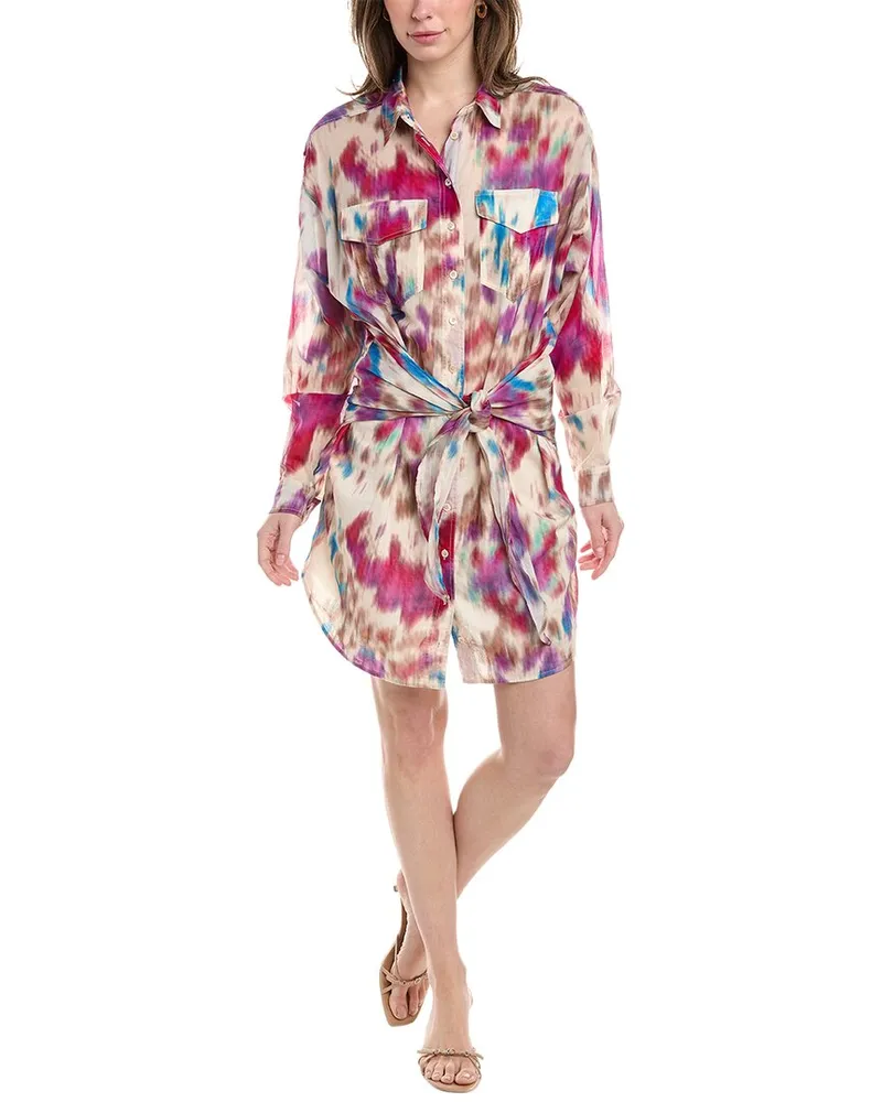 Isabel Marant Isabel Marant Etoile Nueva Mini Dress Pink
