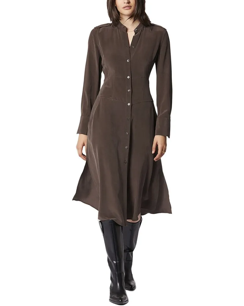 Equipment Thea Silk Midi Dress Nocolor