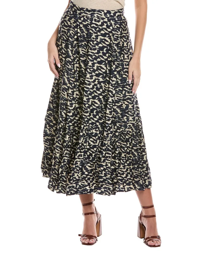 ba&sh Alexa Maxi Skirt Blue