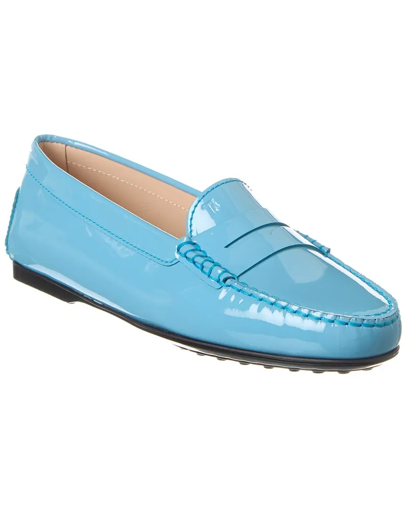 TOD'S TOD’s Logo Patent Loafer Blue