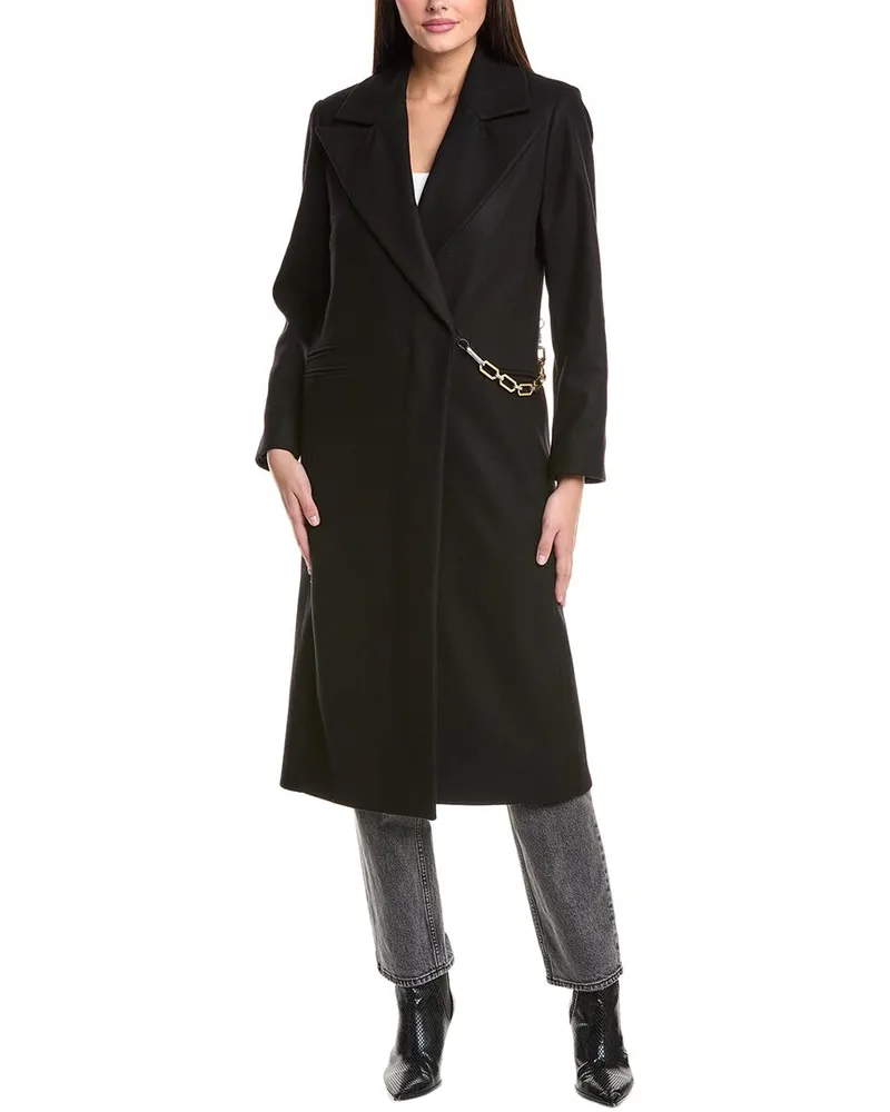 AllSaints Simone Wool & Cashmere-Blend Coat Black