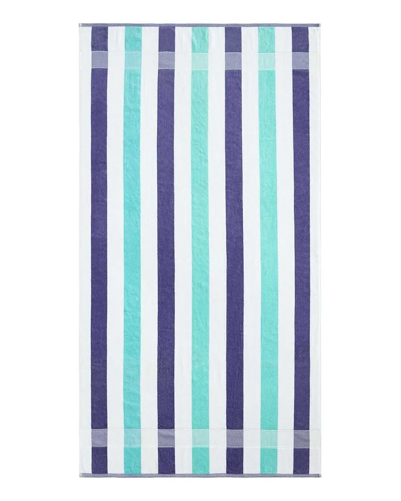 Calvin Klein Pop Color Stripe Velour Beach Towel Set Nocolor