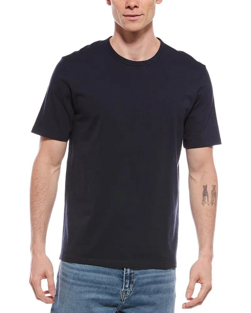 Vince Crewneck T-Shirt Blue