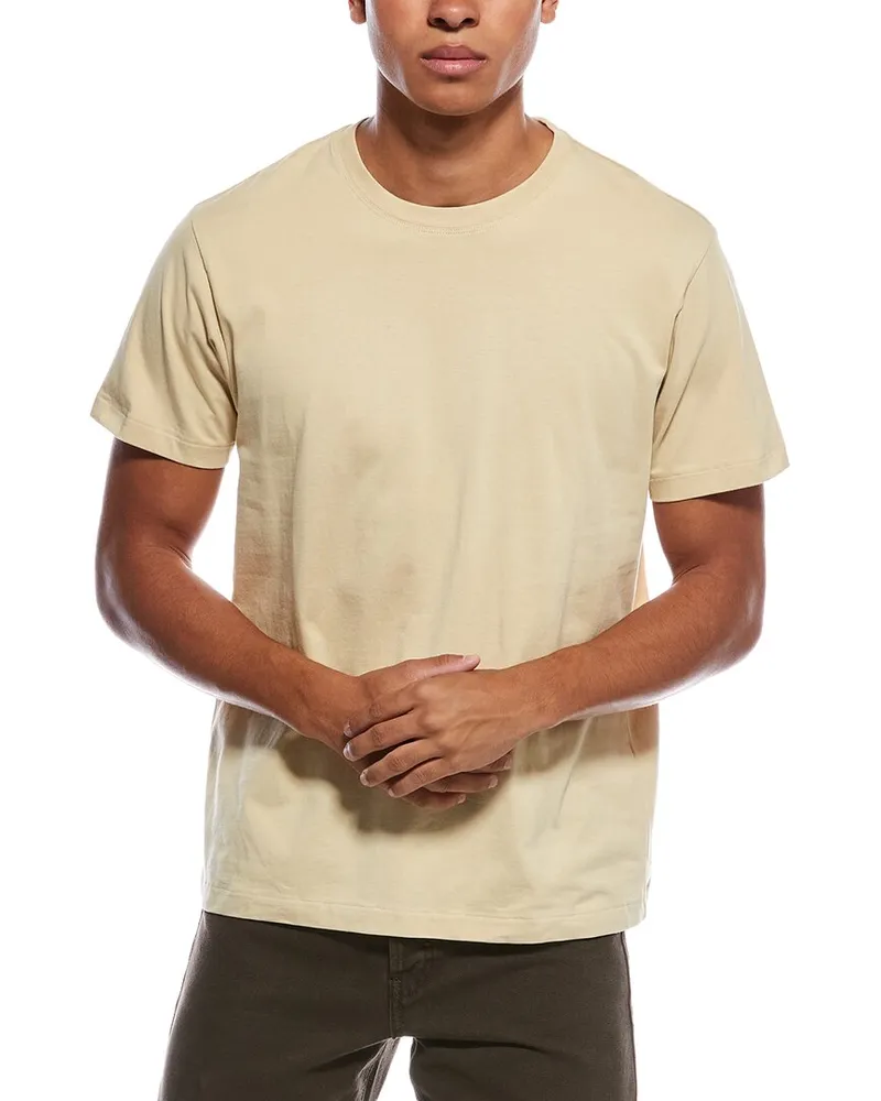 Frame Denim Logo T-Shirt Yellow