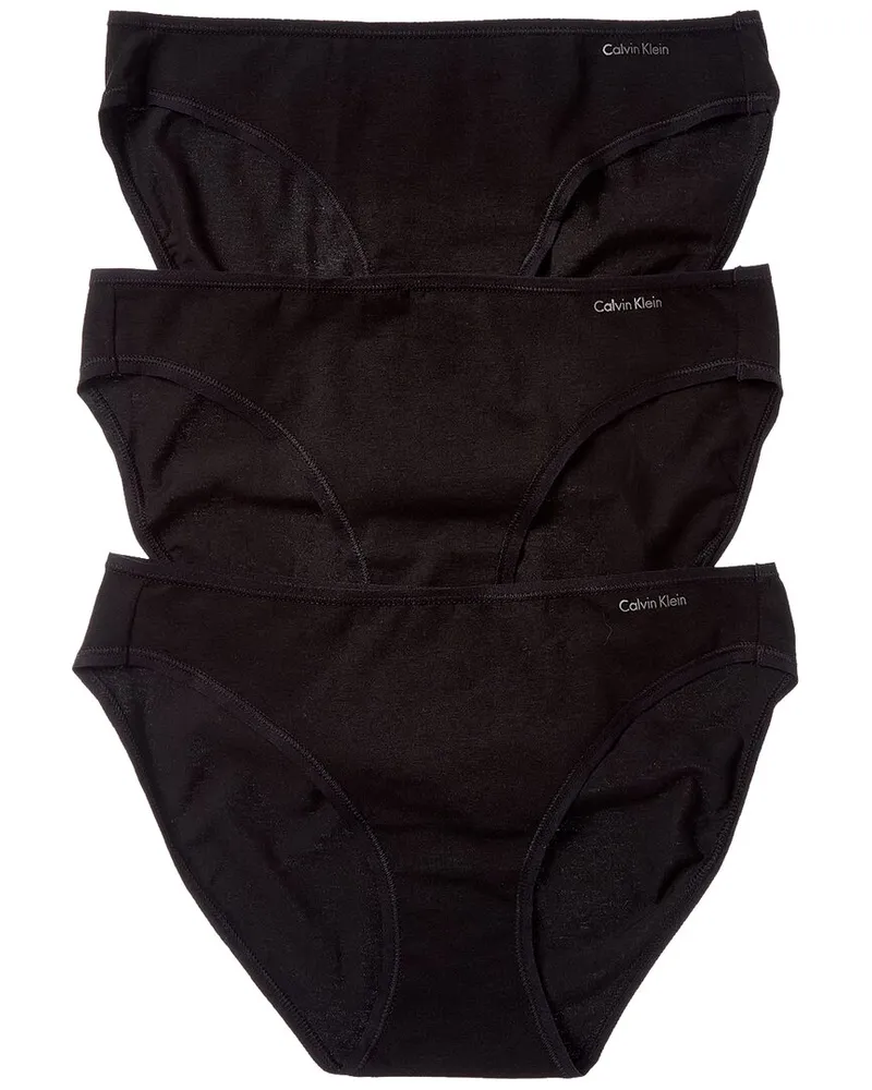 Calvin Klein 3pk Form Bikini Black