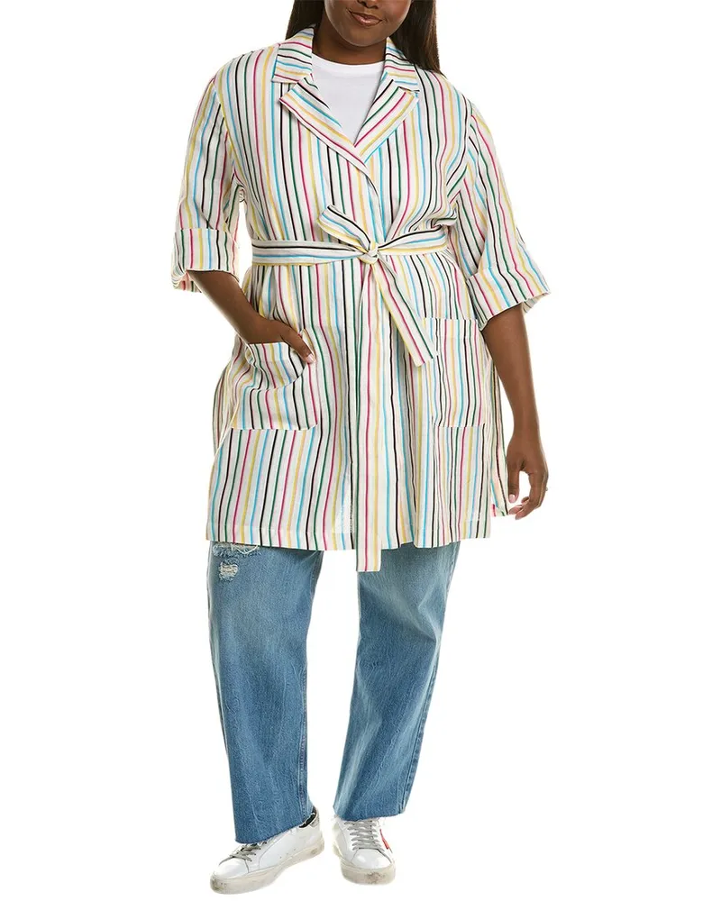 Marina Rinaldi Flash Linen Blazer Nocolor