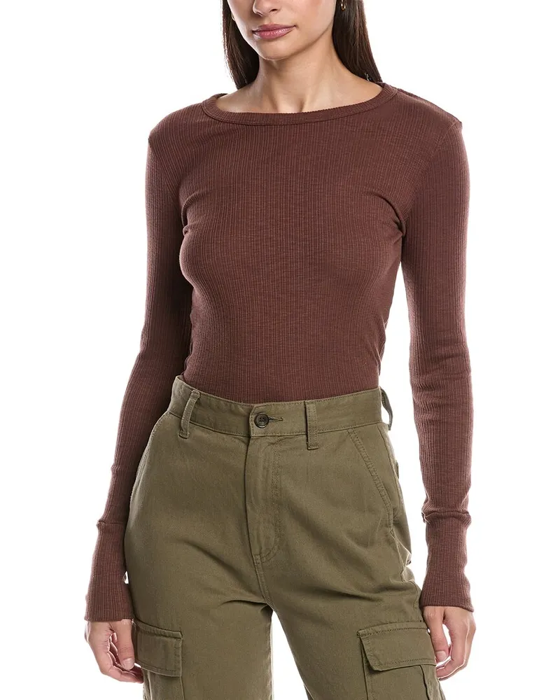 Michael Stars Harmonia T-Shirt Brown