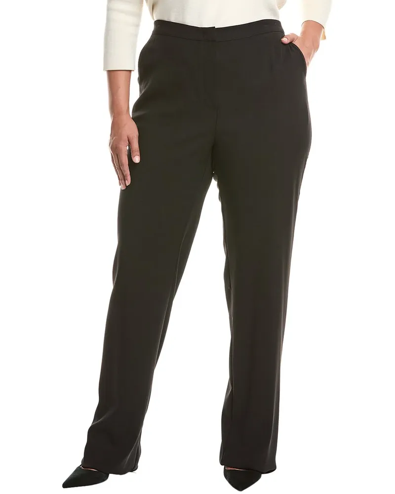 Marina Rinaldi Plus Ghirba Long Wool Trouser Nocolor