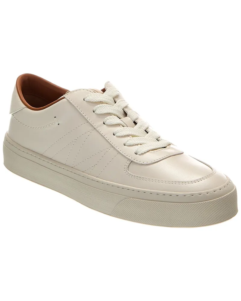 Moncler Monclub Leather Sneaker White