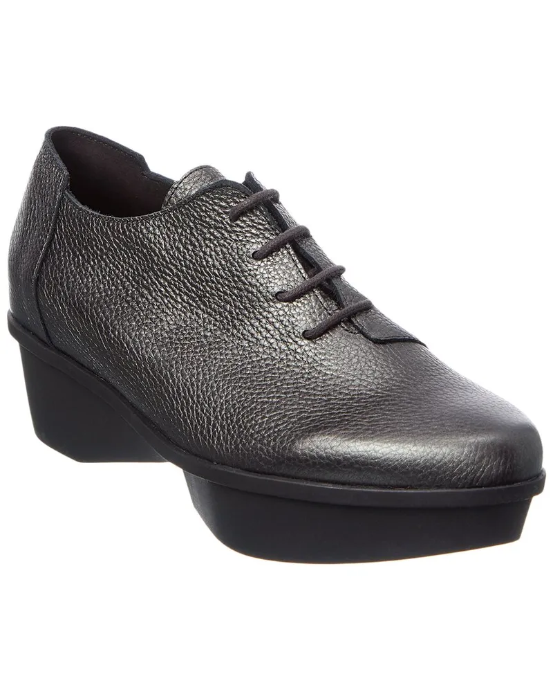 Arche Naorro Leather Oxford Silver