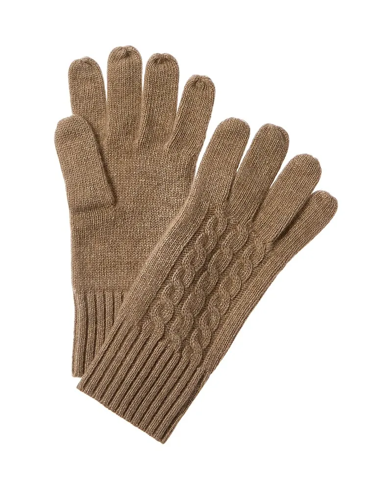 portolano  Cashmere Gloves Brown