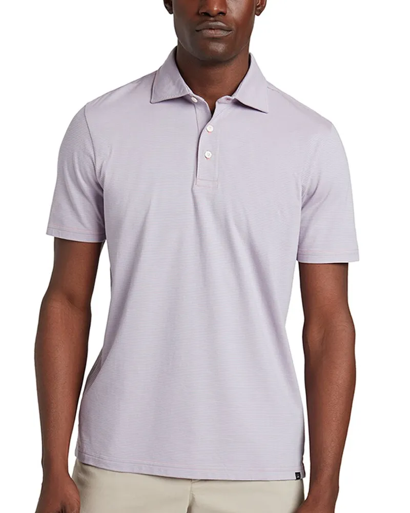 Faherty Movement Pique Polo Pink