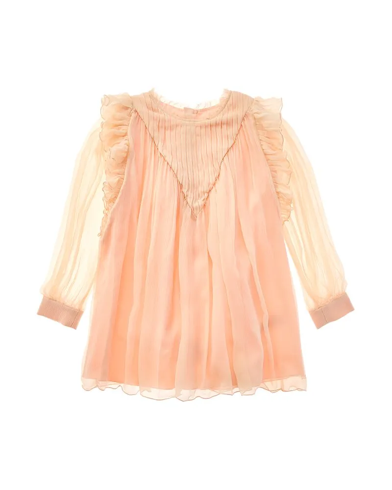 Chloé Silk Dress Pink