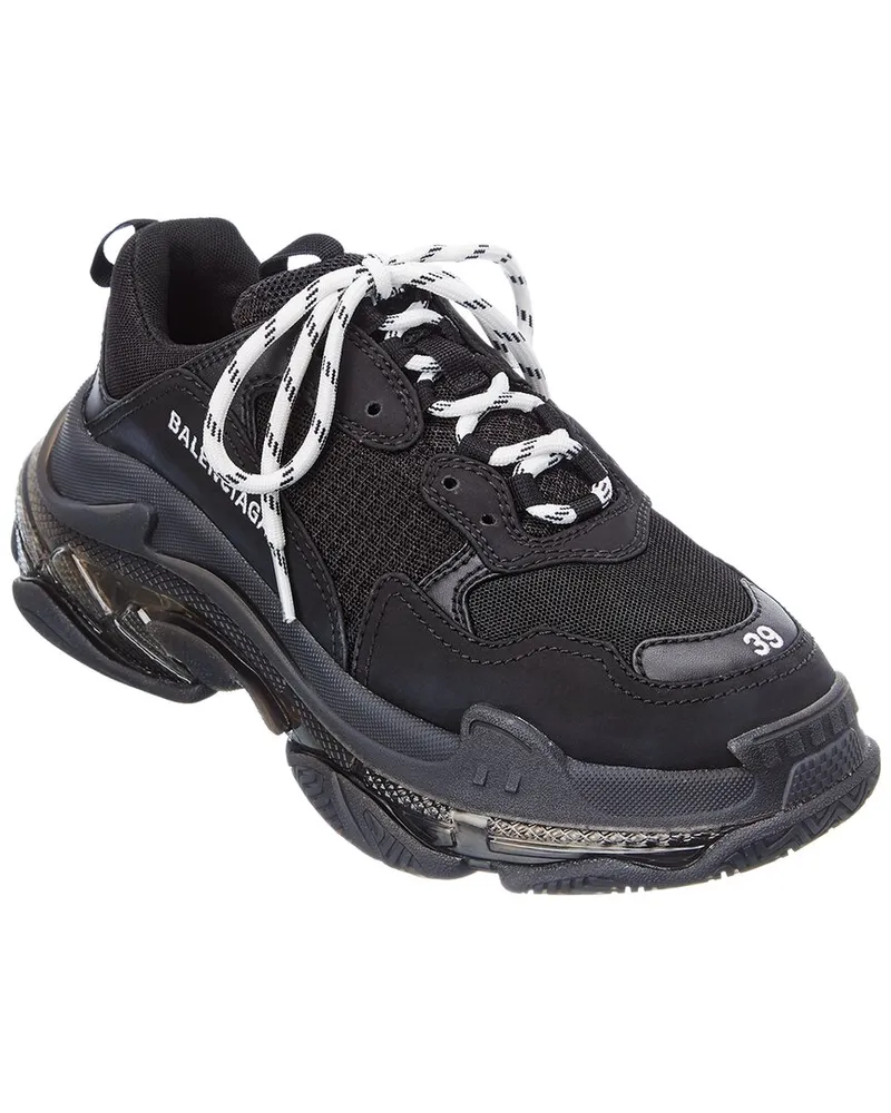 Balenciaga Triple S Clear Sole Sneaker Black